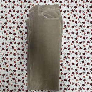 Vintage 80s Zena Corduroy Jeans Taupe Tan - Modern Size 8